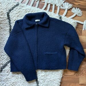 James Street Co Reid Zip Cardigan